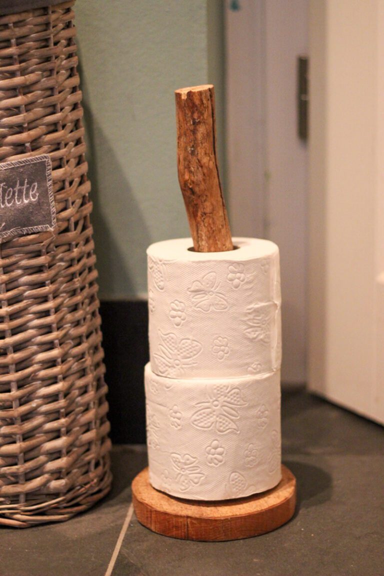 Treibholz Papierrollenhalter