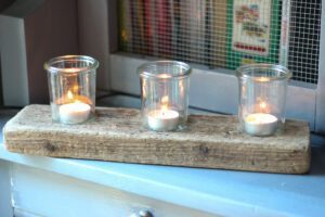 Treibholz Teelichthalter Western Isles