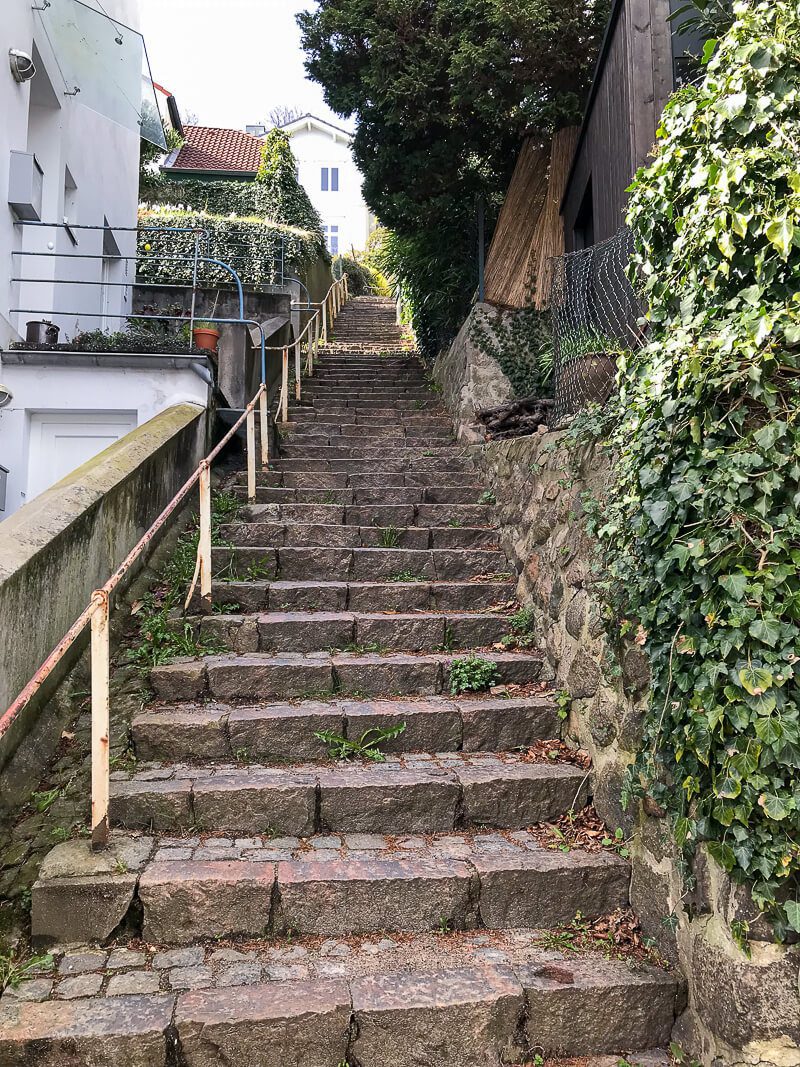 Treppe vom Treppenviertel Blankenese