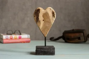 Treibholz Herz Seemannsherz