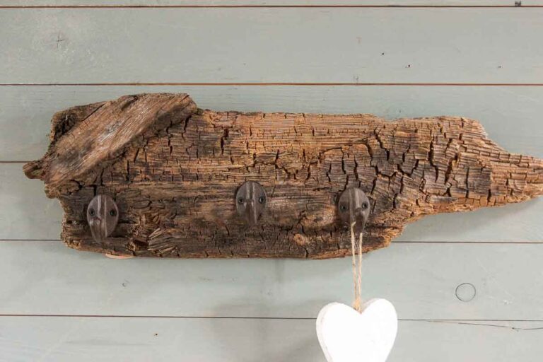 Treibholz Garderobe Steuerboard