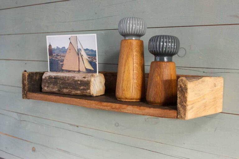 Treibholz Wandregal Beiboot