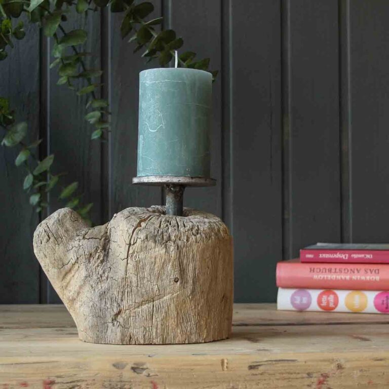 Treibholz Kerzenständer Meeresrauschen-3