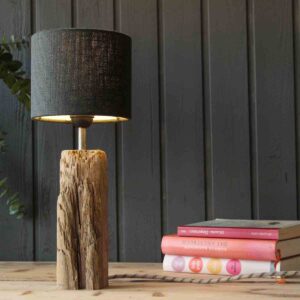 Treibholz Tischlampe Flut