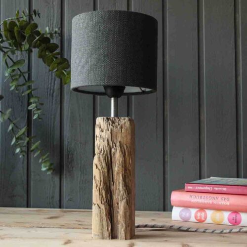 Treibholz Tischlampe Flut-4