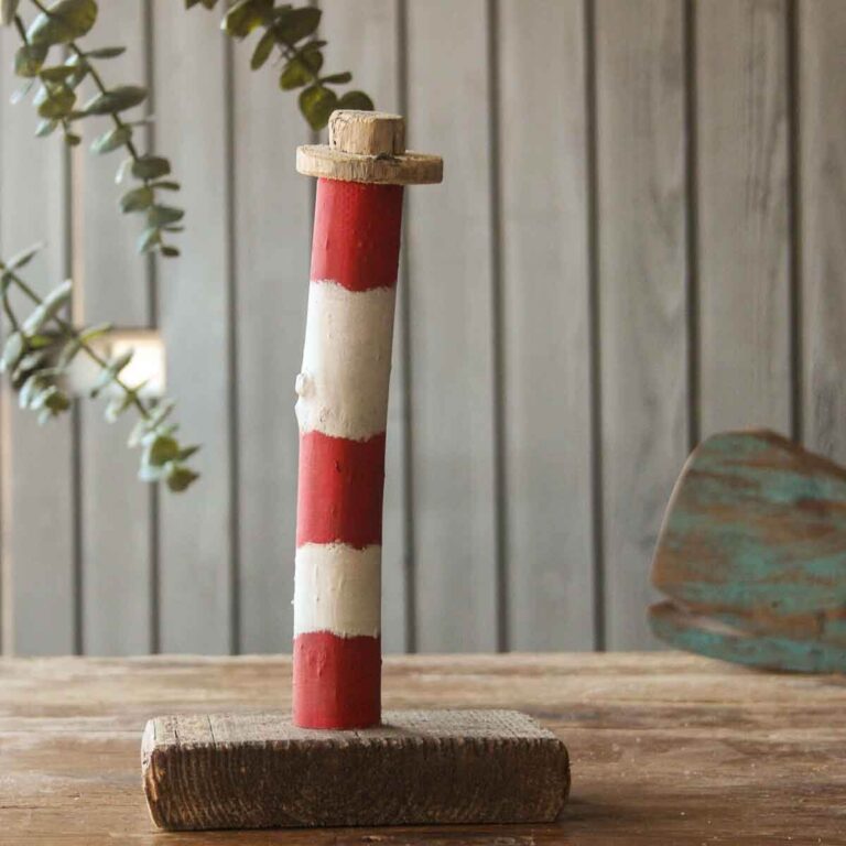 Treibholz Leuchtturm Nordlicht