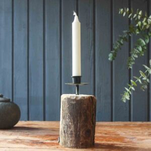 Treibholz Stabkerzenhalter Nebelhorn