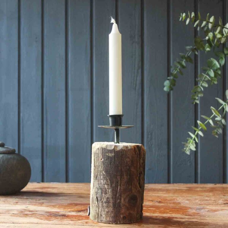 Treibholz Stabkerzenhalter Nebelhorn