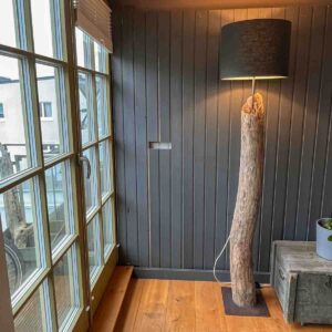 Treibholz Stehlampe Küstenfeuer