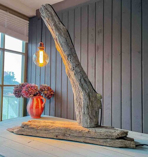 Treibholz Tischlampe Zwischendeck