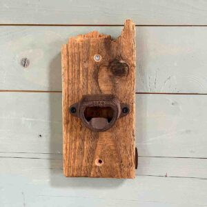 Treibholz Wandflaschenöffner Strandkrabbe