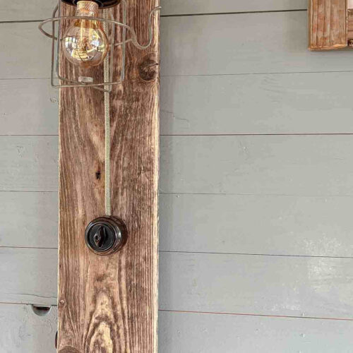 Treibholz Wandlampe Dünenlicht