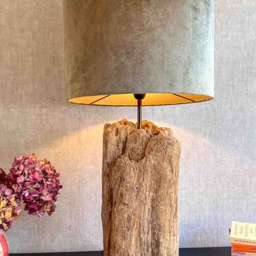 Treibholz Lampe Anker