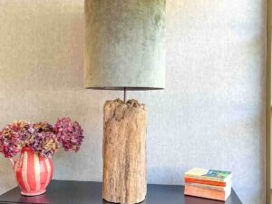 Treibholz Lampe Anker