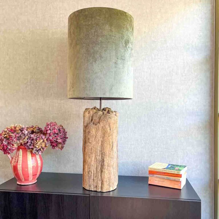 Treibholz Lampe Anker