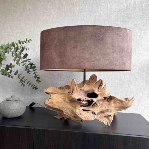 Treibholz Lampe Hafenkapitän