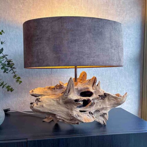 Treibholz Lampe Hafenkapitän
