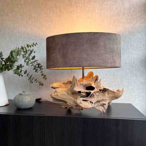 Treibholz Lampe Hafenkapitän