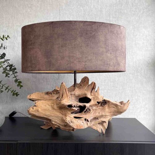 Treibholz Lampe Hafenkapitän