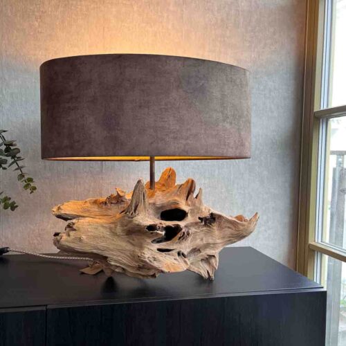 Treibholz Lampe Hafenkapitän