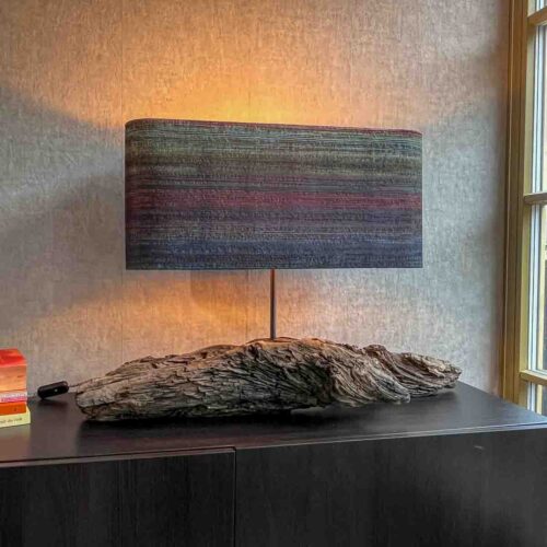 Treibholz Tischlampe Seebär