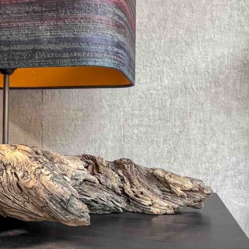 Treibholz Tischlampe Seebär