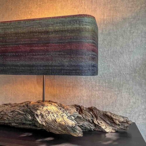 Treibholz Tischlampe Seebär