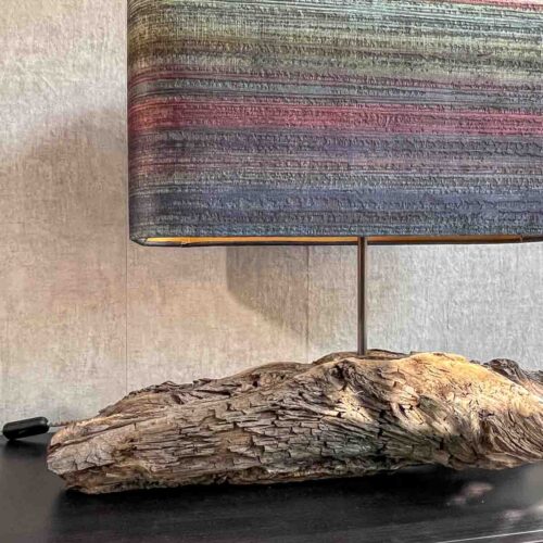 Treibholz Tischlampe Seebär