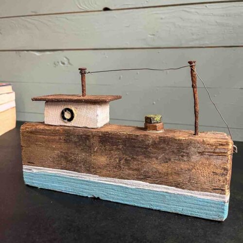 Treibholz Schiff Elbschlepper
