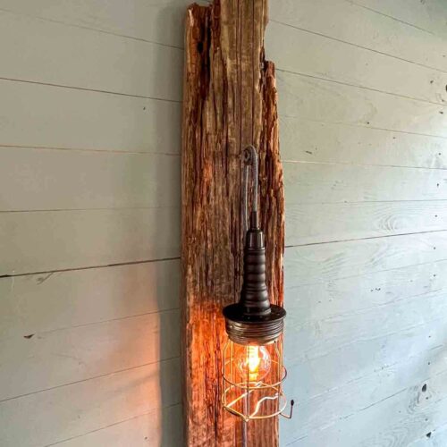 Treibholz Wandlampe Dünenlicht
