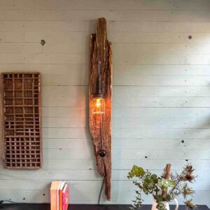 Treibholz Wandlampe Dünenlicht