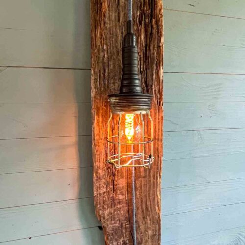 Treibholz Wandlampe Dünenlicht