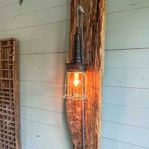 Treibholz Wandlampe Dünenlicht