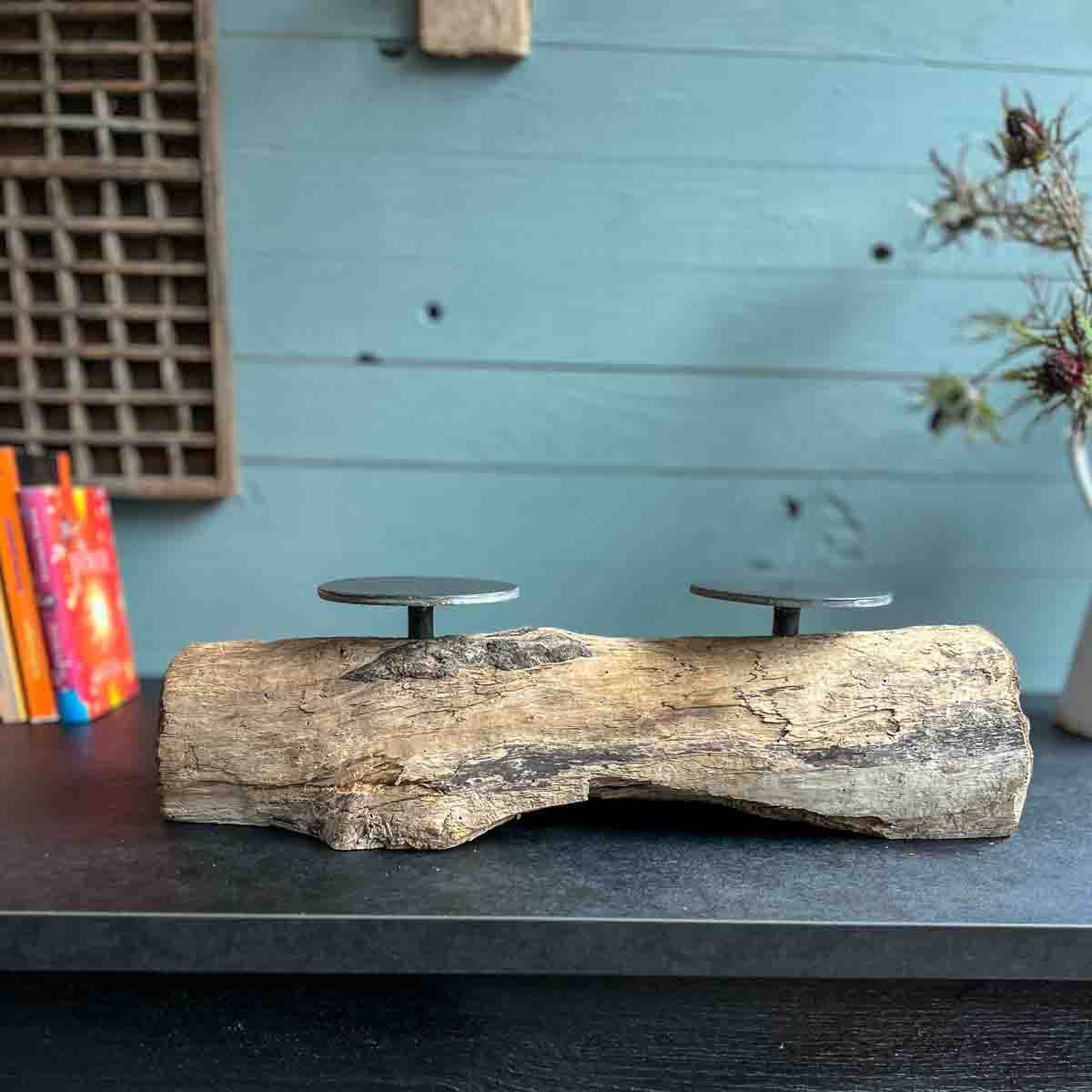 Treibholz Kerzenständer Leuchtfeuer