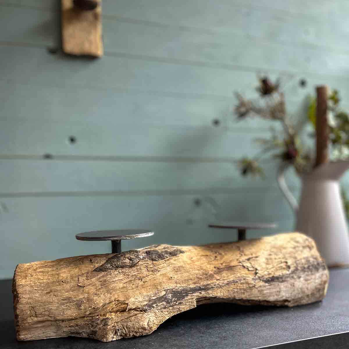 Treibholz Kerzenständer Leuchtfeuer