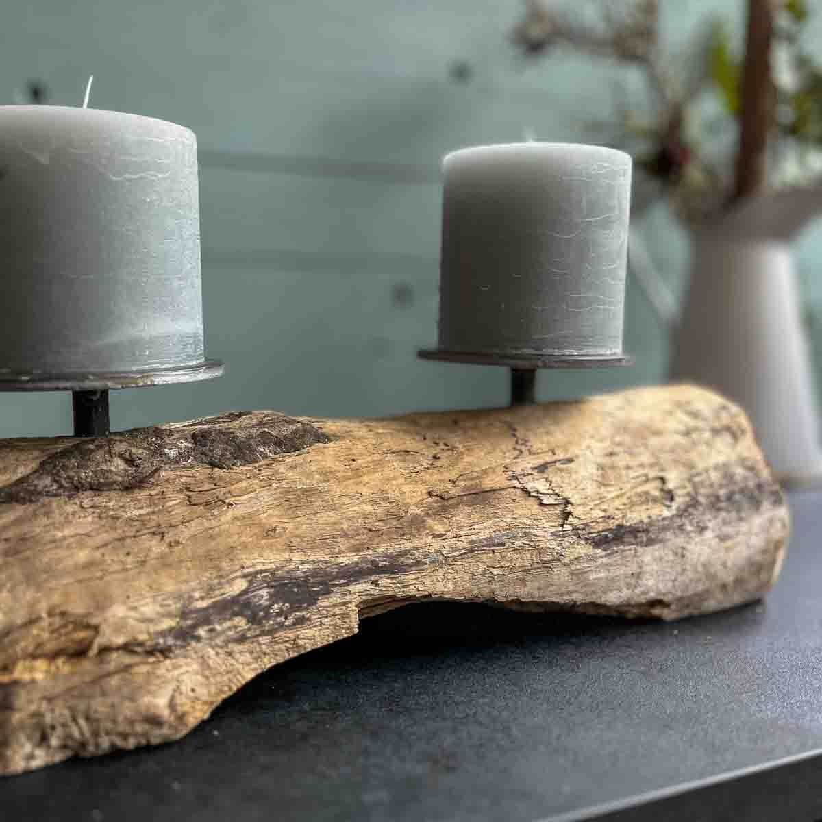 Treibholz Kerzenständer Leuchtfeuer