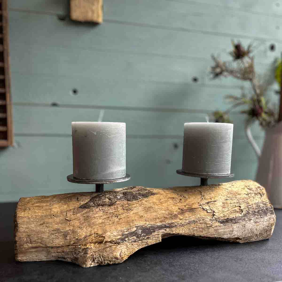 Treibholz Kerzenständer Leuchtfeuer