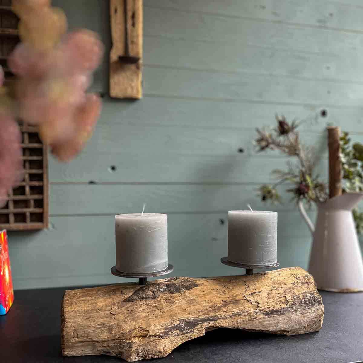 Treibholz Kerzenständer Leuchtfeuer