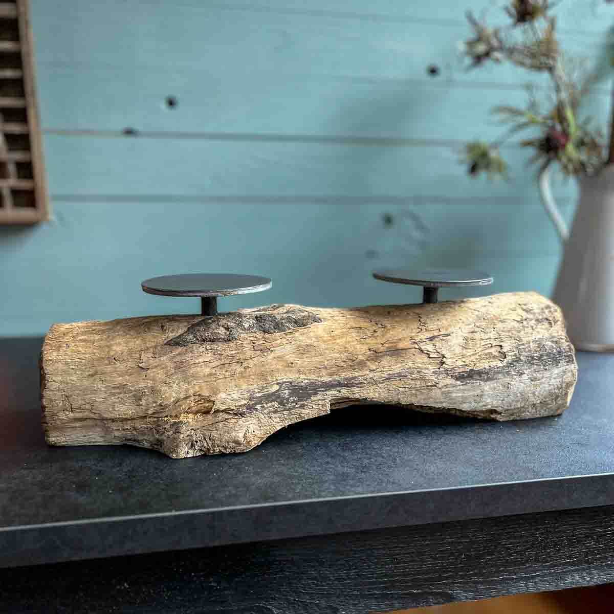 Treibholz Kerzenständer Leuchtfeuer