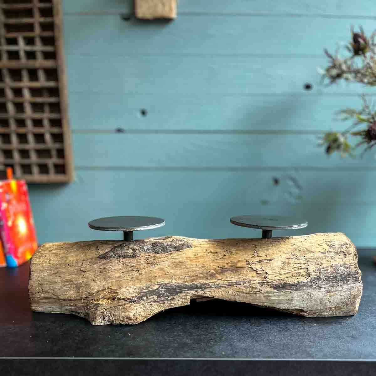 Treibholz Kerzenständer Leuchtfeuer