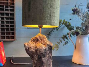 Treibholz Tischlampe Dünensand