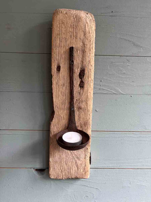 Treibholz Wandkerzenhalter Küstenidylle
