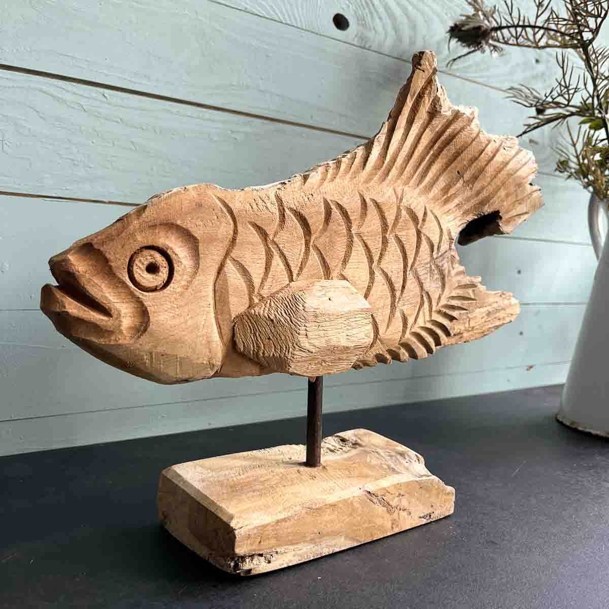 Treibholz Fisch Elbflosse