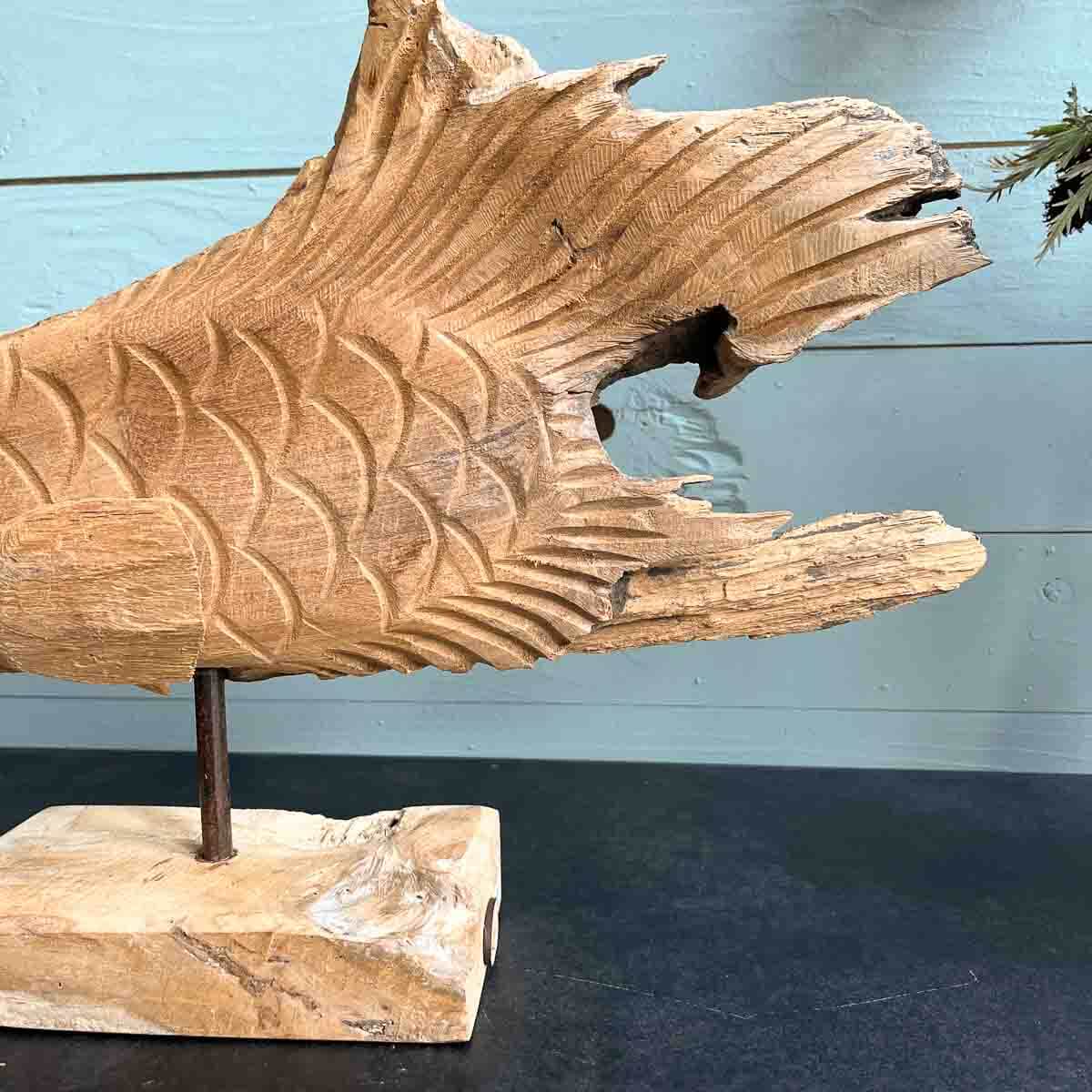 Treibholz Fisch Elbflosse