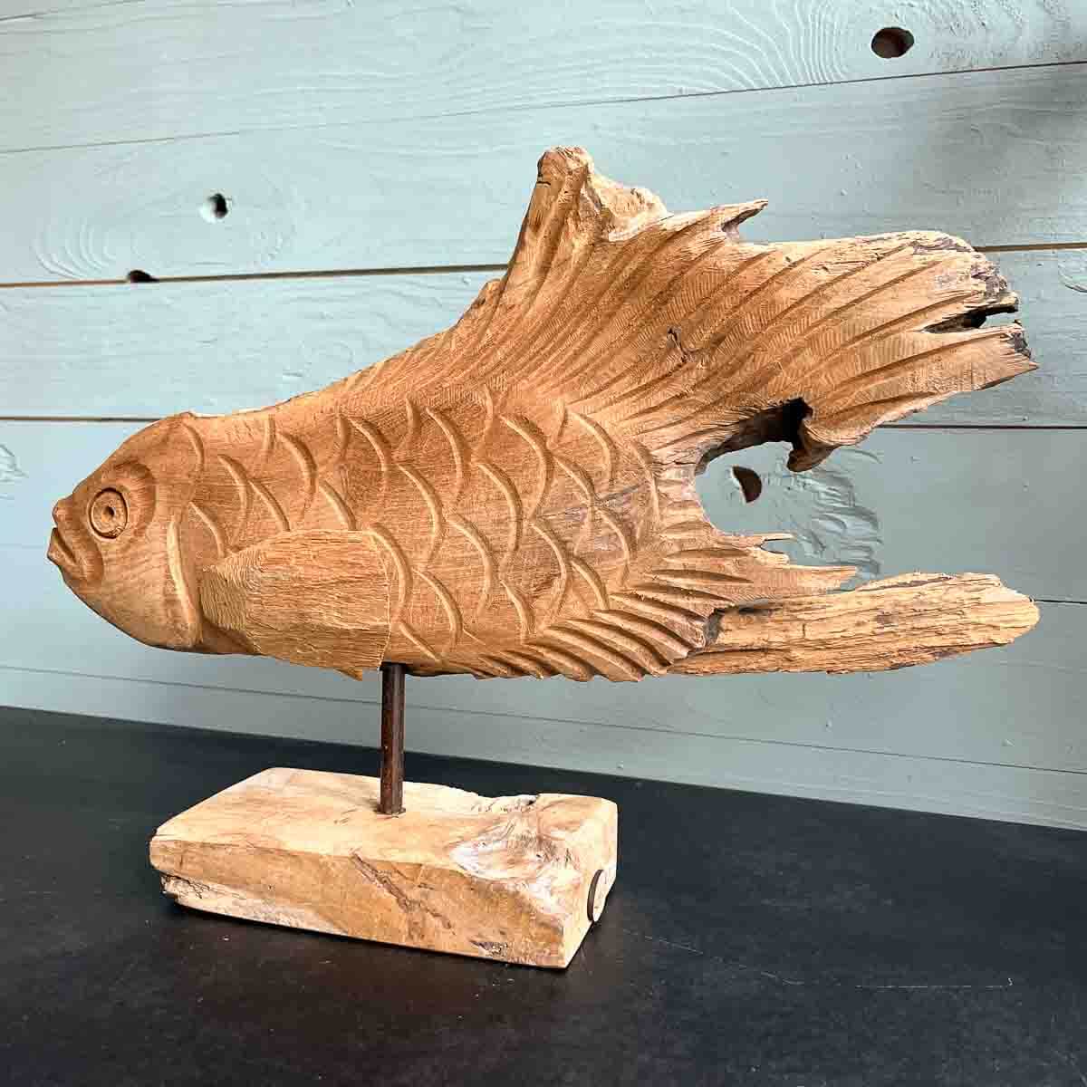 Treibholz Fisch Elbflosse