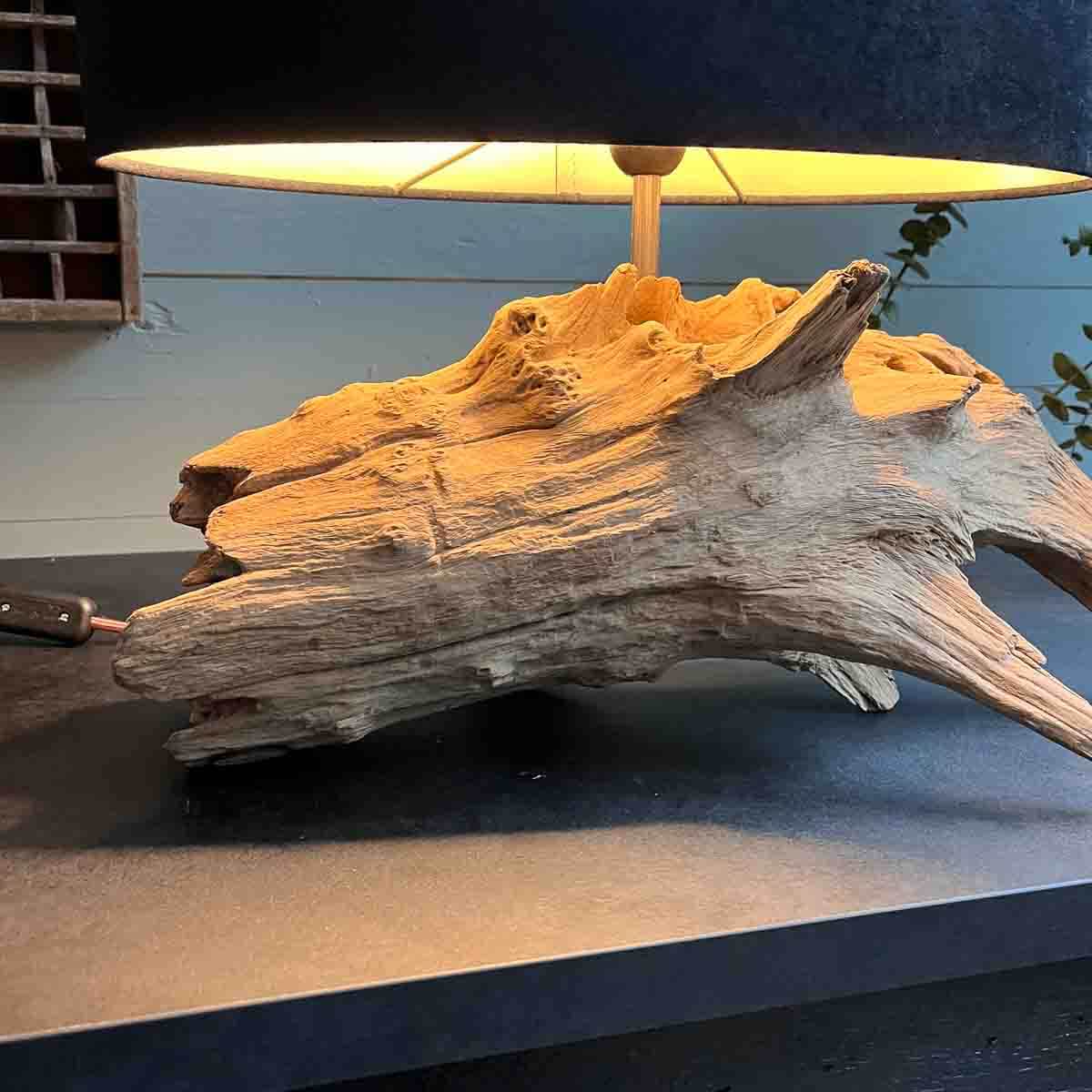 Treibholz Lampe Dünensand