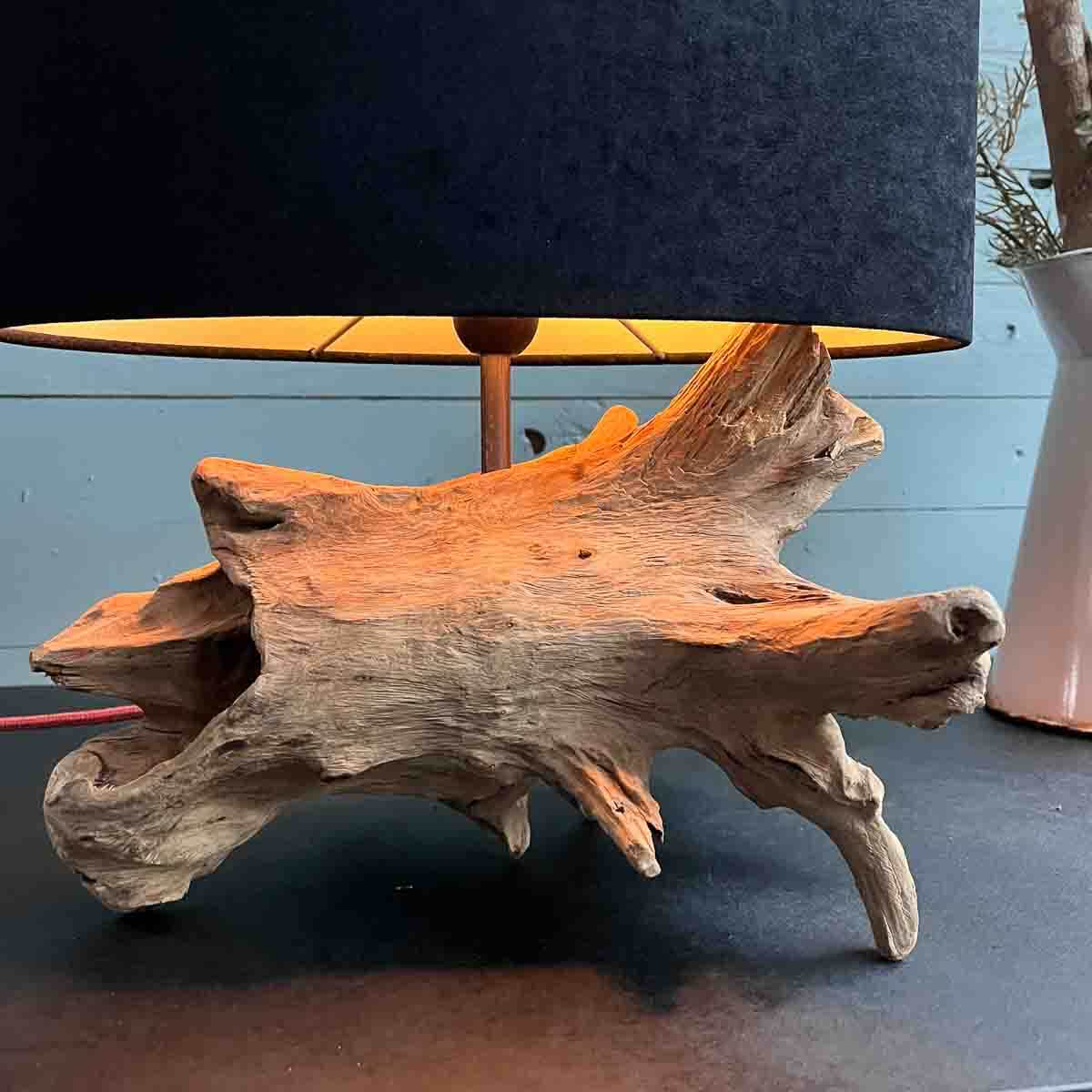 Treibholz Lampe Hafenkapitän