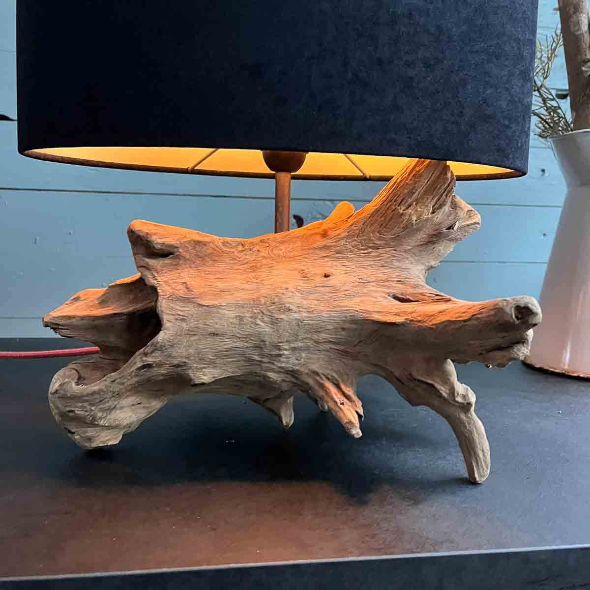 Treibholz Lampe Hafenkapitän