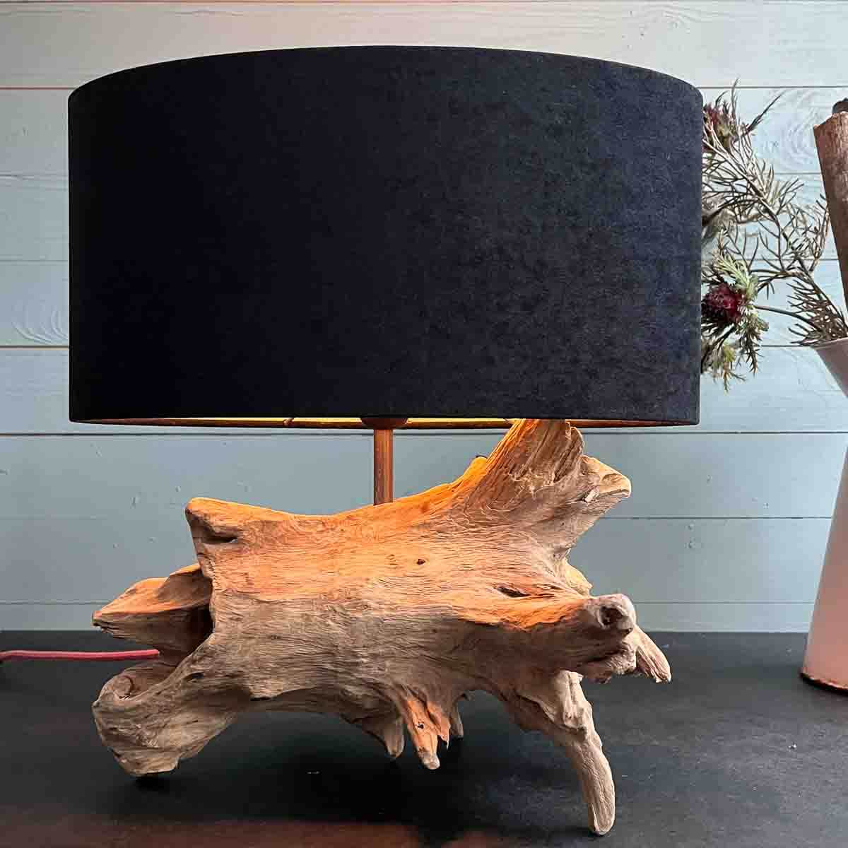 Treibholz Lampe Hafenkapitän