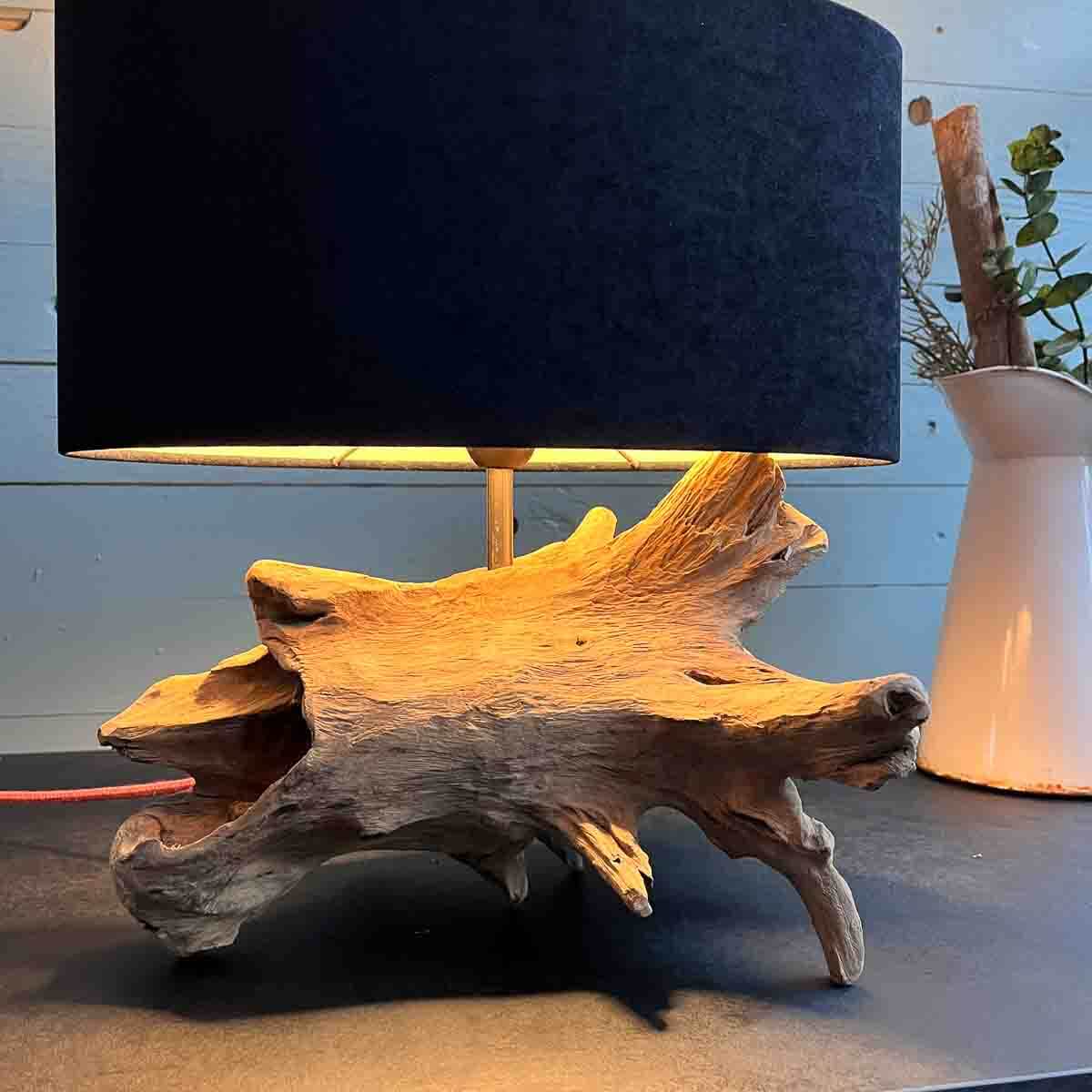 Treibholz Lampe Hafenkapitän